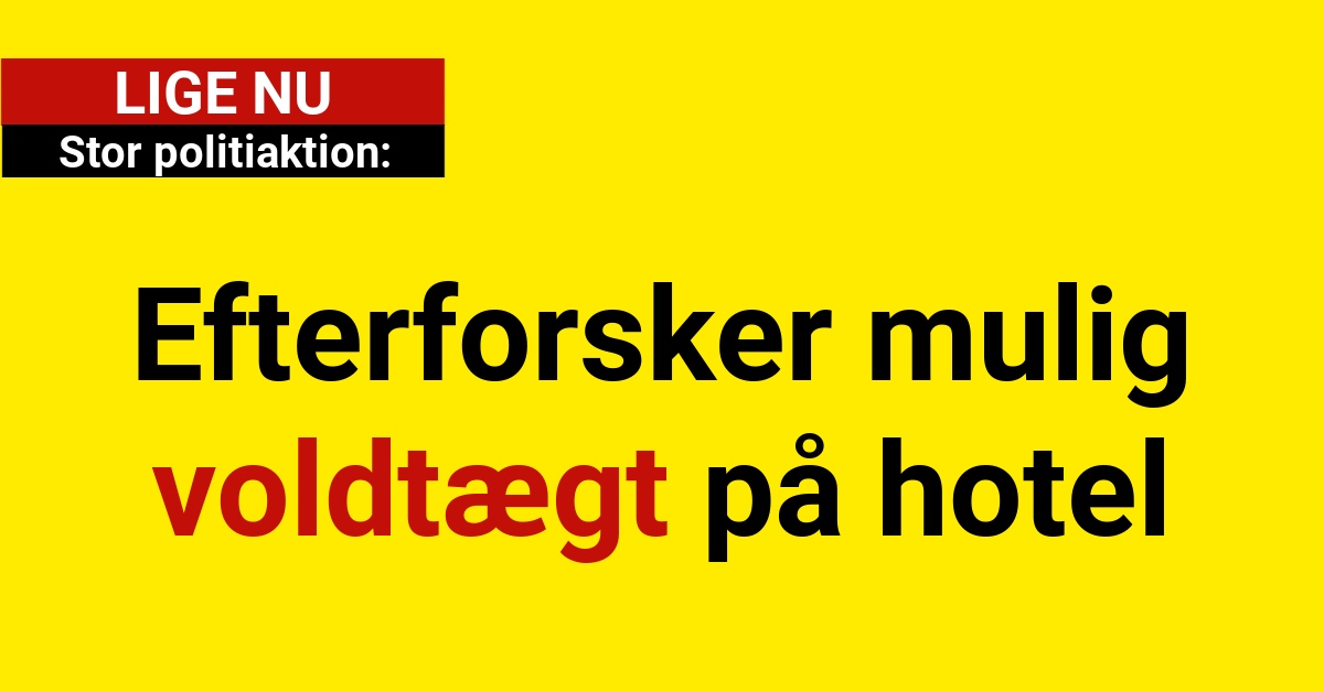 Stor politiaktion: