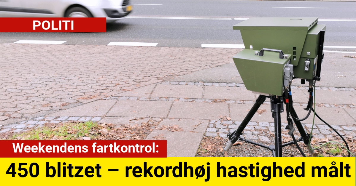 Weekendens fartkontrol: