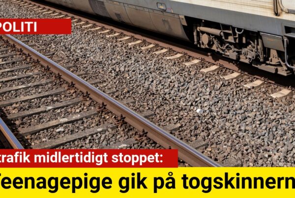 Togtrafik midlertidigt stoppet