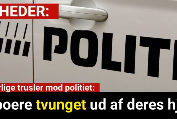 Alvorlige trusler mod politiet: Beboere tvunget ud af deres hjem