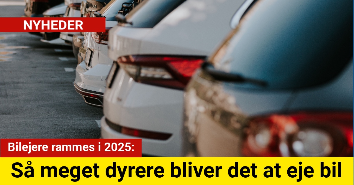 Bilejere rammes i 2025: