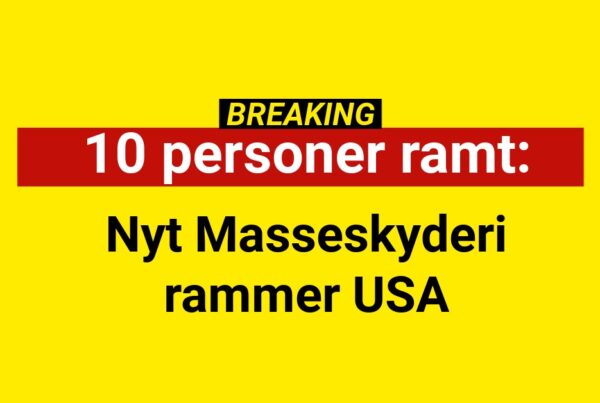 BREAKING: Nyt Masseskyderi rammer USA