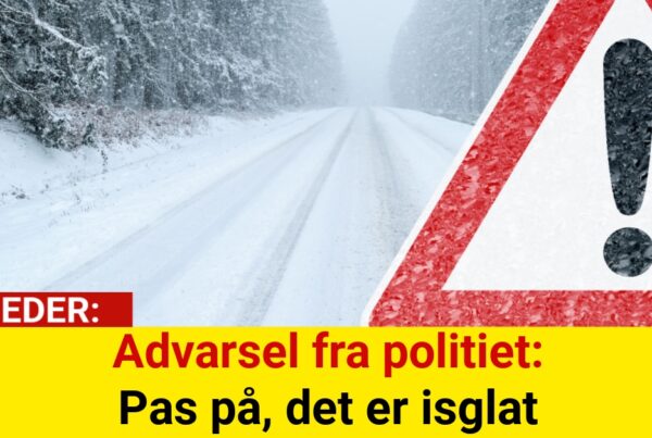 Advarsel fra politiet: Pas på, det er isglat