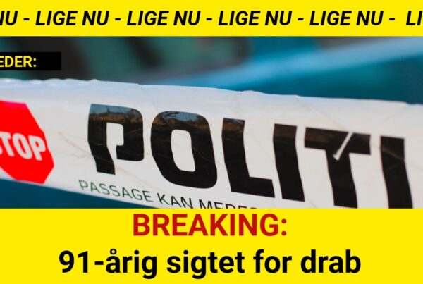 BREAKING: 91-årig sigtet for drab