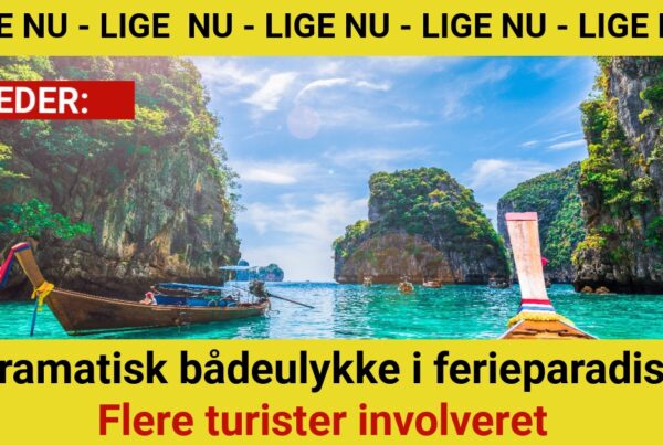 Dramatisk bådeulykke i ferieparadis: Flere turister involveret