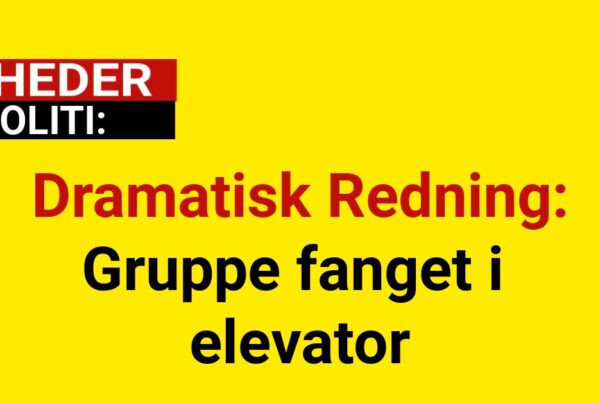 Dramatisk Redning: Gruppe fanget i elevator