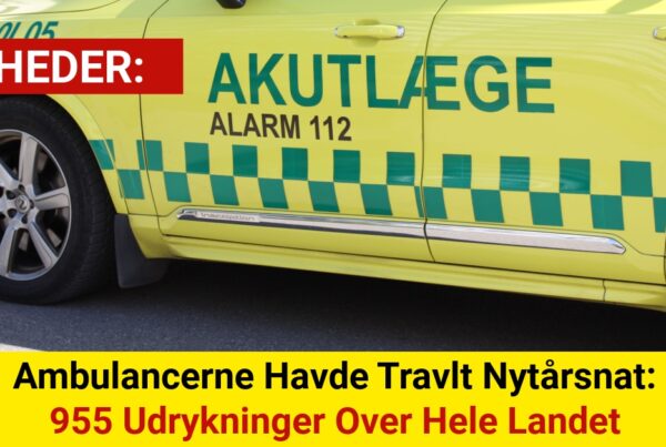 Ambulancerne Havde Travlt Nytårsnat: 955 Udrykninger Over Hele Landet