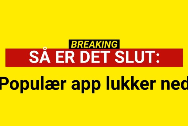 SÅ ER DET SLUT: Populær app lukker ned