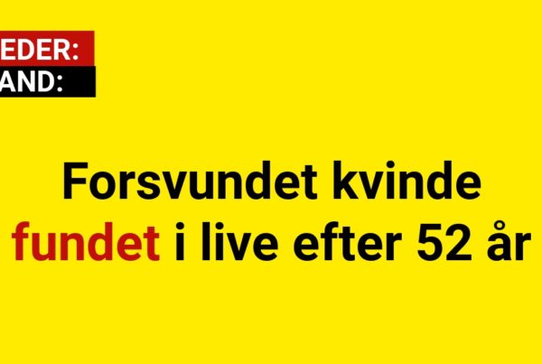 Forsvundet kvinde fundet i live efter 52 år