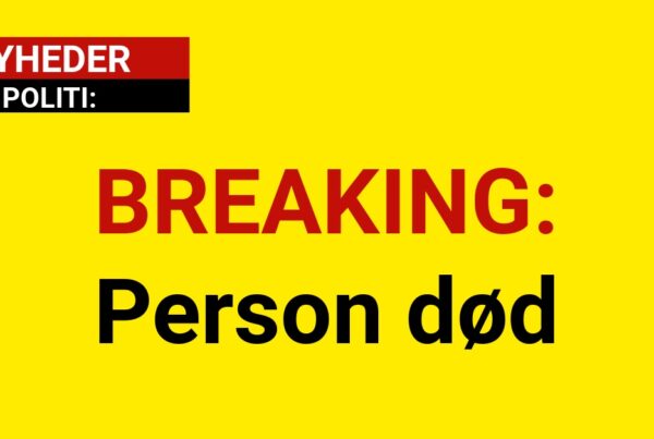 BREAKING: Person død