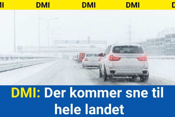 DMI: Der kommer sne til hele landet