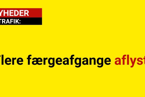 Flere færgeafgange aflyst