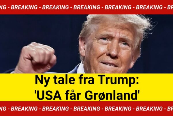 BREAKING: Ny tale fra Trump - 'USA får Grønland'