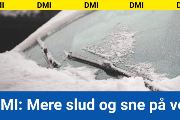 DMI: Mere slud og sne på vej