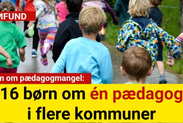 Alarm om pædagogmangel: