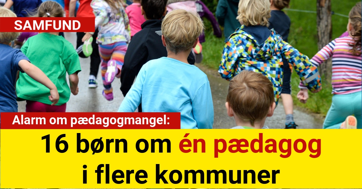 Alarm om pædagogmangel: