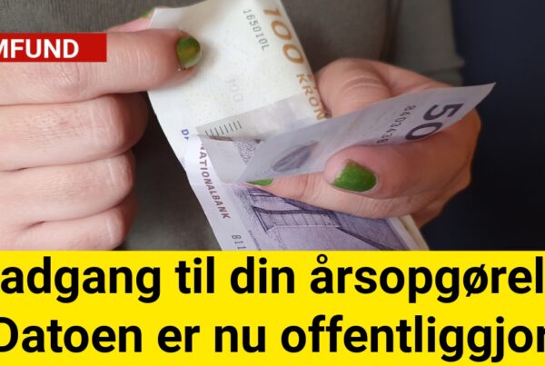 Få adgang til din årsopgørelse: Datoen er nu offentliggjort