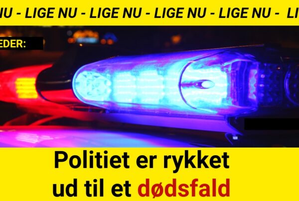 Politiet er rykket ud til et dødsfald