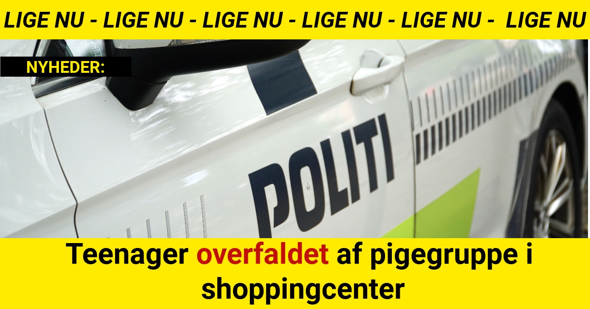 Teenager overfaldet af pigegruppe i shoppingcenter