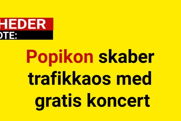 Popikon skaber trafikkaos med gratis koncert