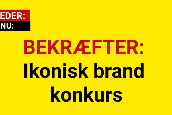 BEKRÆFTER: Ikonisk brand konkurs