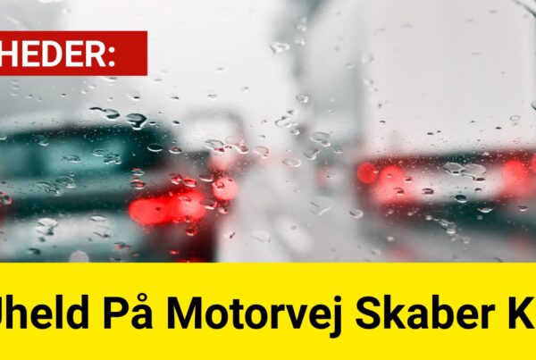 Uheld På Motorvej Skaber Kø