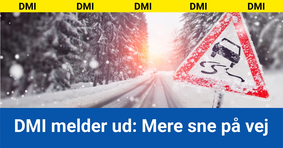 DMI melder ud: Mere sne på vej