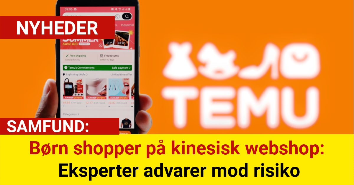 Børn shopper på kinesisk webshop: Eksperter advarer mod risiko