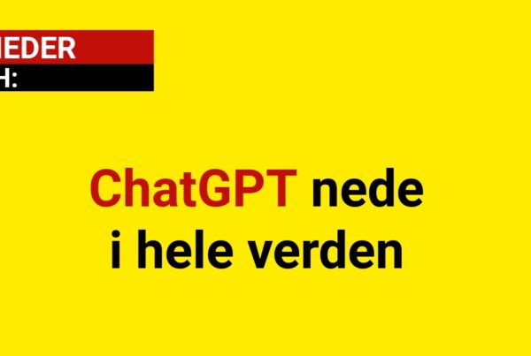 ChatGPT nede i hele verden