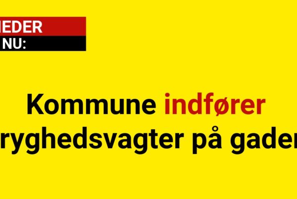 Kommune indfører tryghedsvagter på gaden