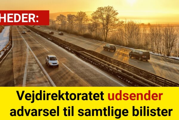 Vejdirektoratet udsender advarsel til samtlige bilister