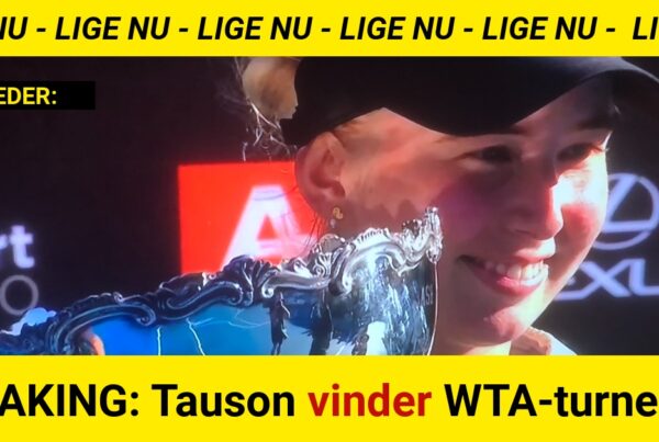 BREAKING: Clara Tauson vinder WTA-turnering