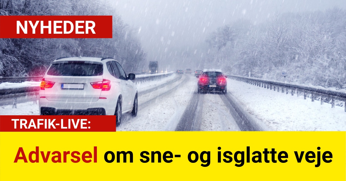 Advarsel om sne- og isglatte veje