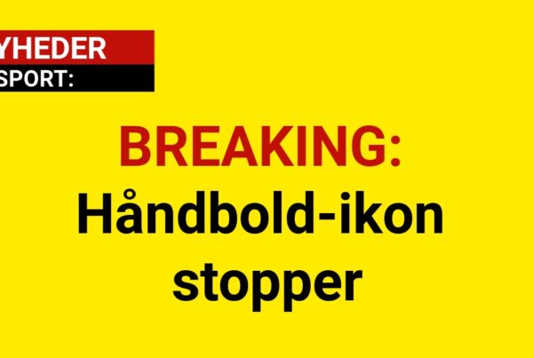 BREAKING: Håndbold-ikon stopper