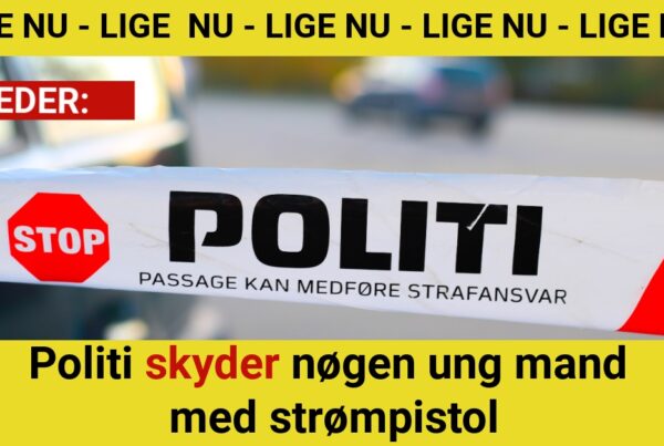 Politi skyder nøgen ung mand med strømpistol