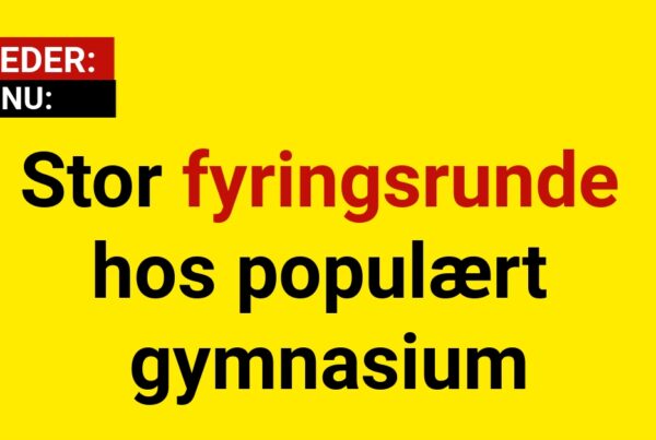 Stor fyringsrunde hos populært gymnasium