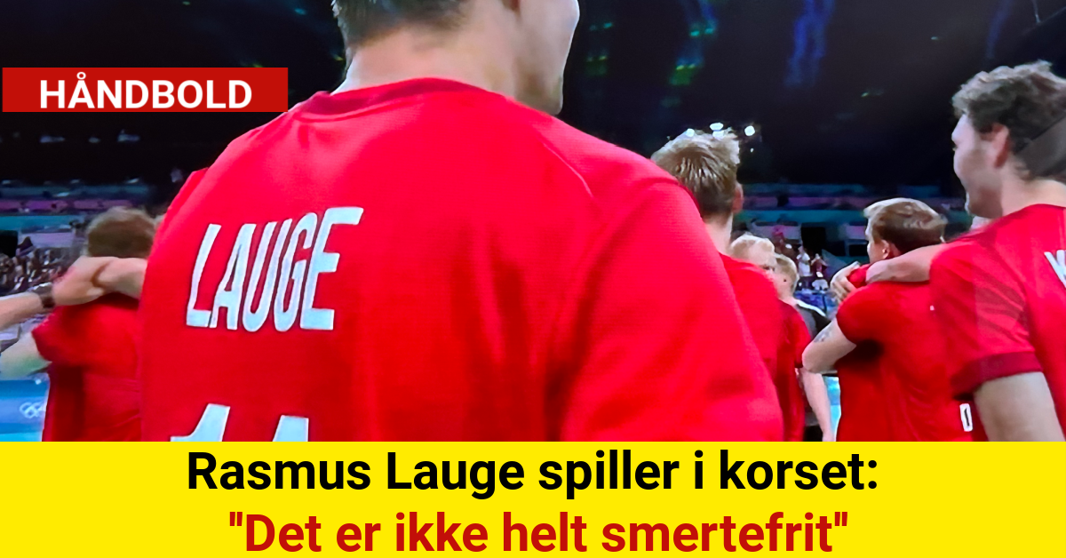 Rasmus Lauge spiller i korset: ''Det er ikke helt smertefrit''