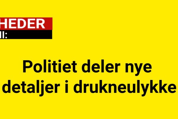 Politiet deler nye detaljer i drukneulykke