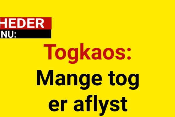 Togkaos: Mange tog er aflyst