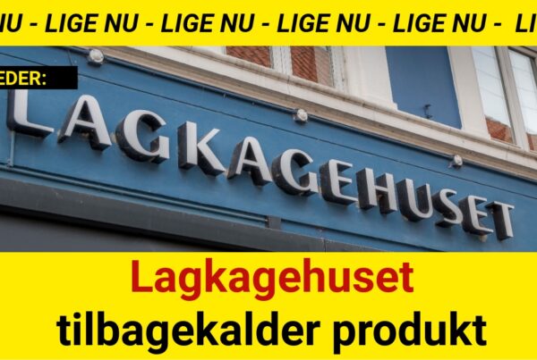 Lagkagehuset tilbagekalder produkt