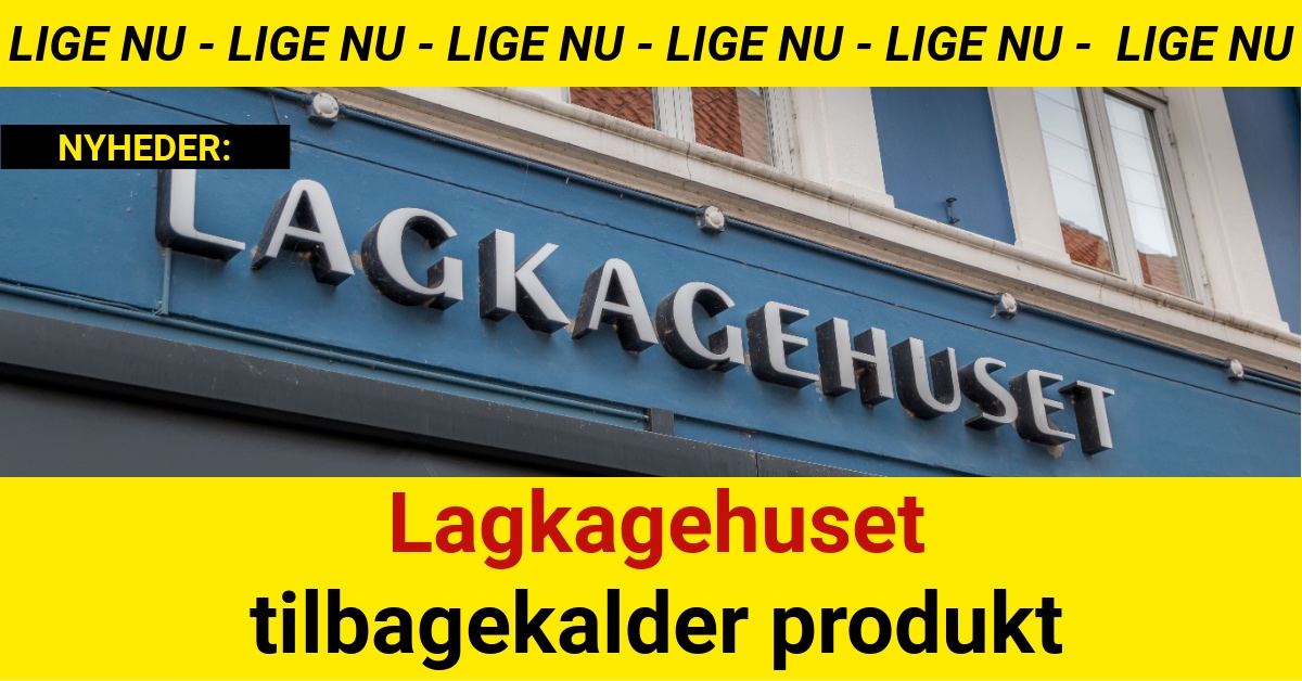 Lagkagehuset tilbagekalder produkt