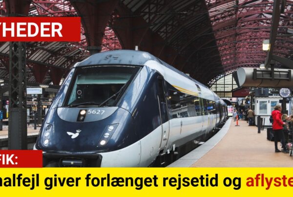 Signalfejl giver forlænget rejsetid og aflyste tog