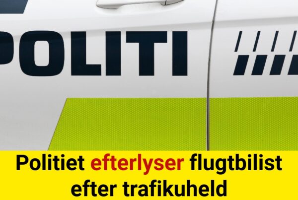 Politiet efterlyser flugtbilist efter trafikuheld