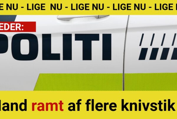 Mand ramt af flere knivstik