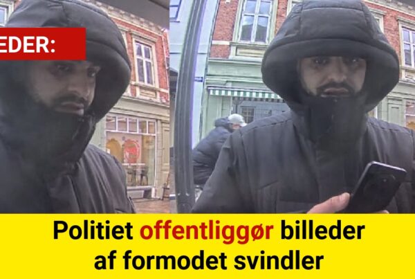 Politiet offentliggør billeder af formodet svindler