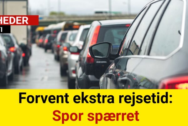 Forvent ekstra rejsetid: Spor spærret