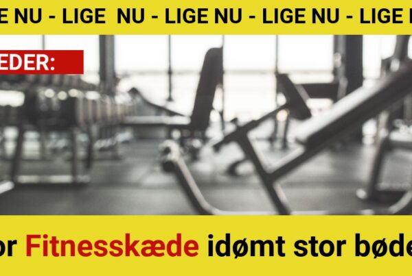 Stor Fitnesskæde idømt stor bøde