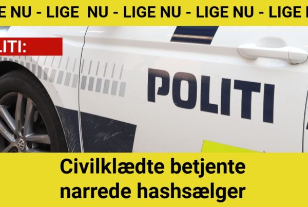 Civilklædte betjente narrede hashsælger