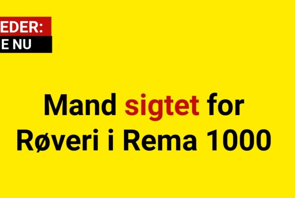 Mand sigtet for Røveri i Rema 1000