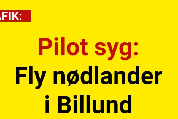 Pilot syg: Fly nødlander i Billund